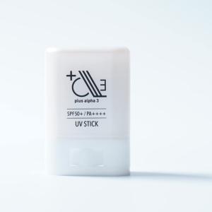 plus alpha 3 bee さらさらUVスティック 14g 日本製 SPF50+/PA++++ スティックタイプ 日焼け止め 無香料 ノンパラペ｜moimoi-shop