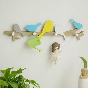 フック小鳥  壁付けフック ウォールハンガー ねじ取り付け型