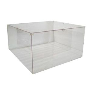 ドールハウス ミニチュア 手作りキット セットパリのモダンカフェ 二階建て パラソル ケーキ 珈琲 ( アクリルケースのみ )｜moin-moin