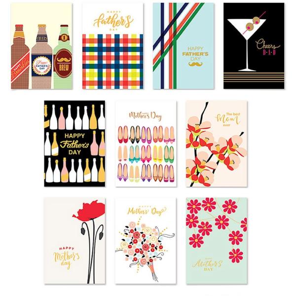 メッセージカード 母の日・父の日 マザー ファザー | カーネーション 花束 花 お酒 |  シック...