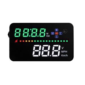 HUDネオトーキョー GPS-03 ヘッドアップディスプレイ シガーソケット スピードメーター 時計表示 3.5インチ 日本語説明書