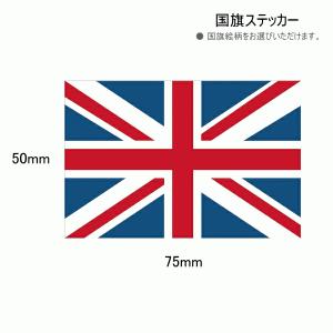 国旗ステッカー W75mm×H50mm 1枚入 ...の商品画像