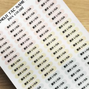 【送料無料】お名前シール「パステルカラー」ミニ ...の商品画像