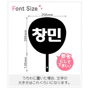 ハングル切り文字セット 【チャンミン(Changmin)】1文字のサイズ：M
