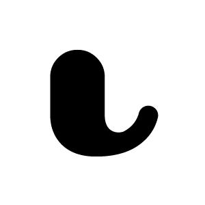 切り文字　【マイクし1】サイズ：S(80×80mm)素材：ホログラムシート・蛍光シート