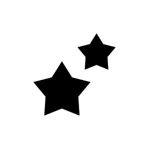 切り文字 星1 サイズ 3l うちわ最大サイズ 素材 ホログラムシート 蛍光シート Star1 Hs 3l もじパラ ヤフーショップ 通販 Yahoo ショッピング