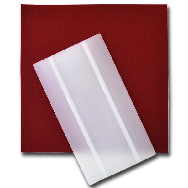 スキージ大＋フェルトセット『ステッカー貼り付けに』『印刷工房』