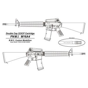 【5％OFFクーポン】【決済はお振込みのみとなります】BWC: ブローバックモデルガン FNM.I. M16A4｜mokei-paddock