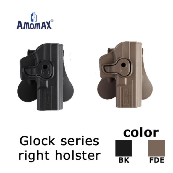 AMOMAX ポリマー ホルスター 東京マルイ  WE-Tech グロック用 BK/FDE AM-G...