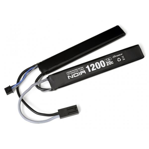 G-FORCE・Noir Li-Po 7.4V 1200mAh 20C SOPMOD対応　サドルパッ...