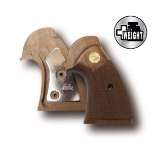専用対応　※タナカ用加工済　アルタモント　パイソン　木製グリップ　チェッカー targetmilitary_alt-cp-tgt-csr