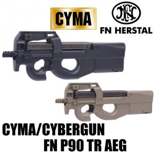 【数量限定！月間特選特価品！】CYMA/CYBERGUN FN P90 TR 電動ガン BK/DE｜mokei-paddock