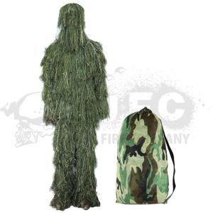 ゴースト ギリースーツ 迷彩服上下セット ウッドランドカモ