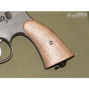 【5％OFFクーポン】HWS 木製グリップ S&amp;W Kフレーム スクエア用 ウォルナット クラシック...