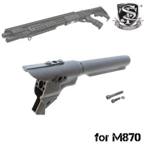 【5％オフCP＆P2倍】S＆T M870 ストックパイプ付 M4グリップアダプター｜mokei-paddock