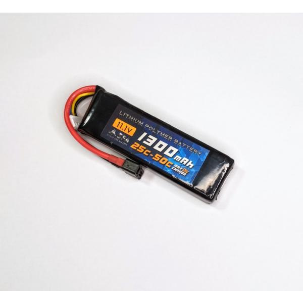 SFA 11.1ｖ1300ｍAh リポバッテリー 25C-50C ミニS Tコネクタータイプ