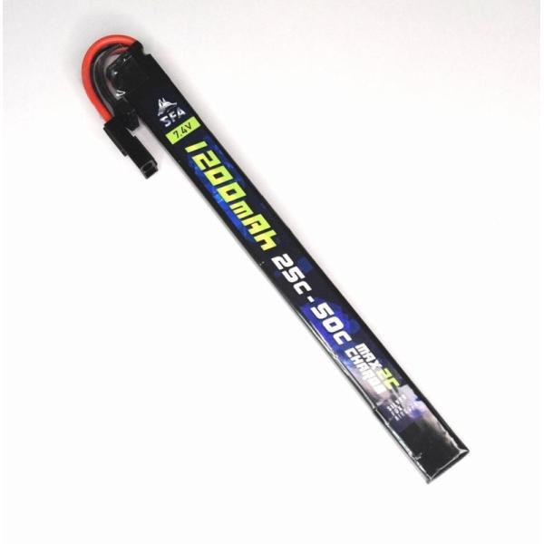 SFA LIPOバッテリー 7.4V1200mAh 25C-50C スティックタイプ（ウナギ）ミニコ...