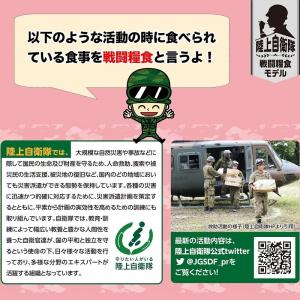 日本ハム 陸上自衛隊 戦闘糧食モデル 防災食や...の詳細画像4