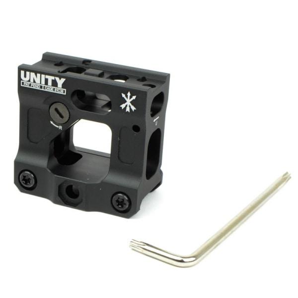 Z&amp;Z UNITYタイプ ファスト マイクロマウント T1/T2用 ハイマウント サイト内蔵 ブラッ...