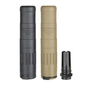 Angry Gun 14mm逆ネジ対応 AAC M4 2000 Devgruタイプ QDダミーサイレンサーセット BK/FDE アングリーガン