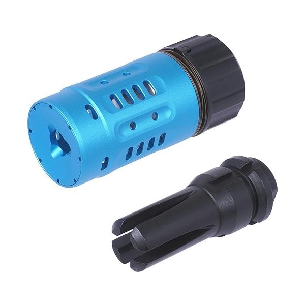 5KU Dead Airタイプ Pyro エンハンスド マズルブレイクセット 14mm逆ネジ トレー...