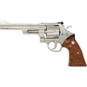 タナカ モデルガン S&amp;W M27 “he .357 Magnum 6 inch Nickel Fi...
