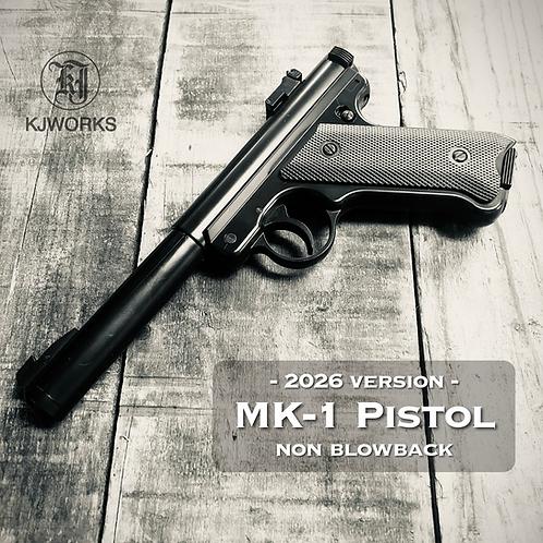 KJW 固定スライドガスガン ルガー MK-1 ピストル
