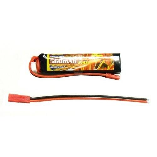 OPTION NO.1・HIGH POWER Li-Po マッチド 7.4V 560mAh（ハンドガ...