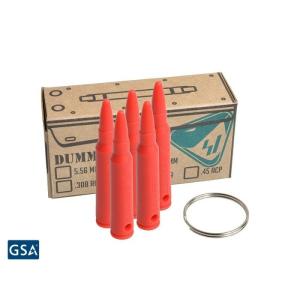 ダミーラウンド5本セット 5.56・308REM・9ｍｍ・45ACP ストライクインダストリー