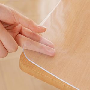 テーブルクロス 透明 PVC製 テーブルマット9...の商品画像