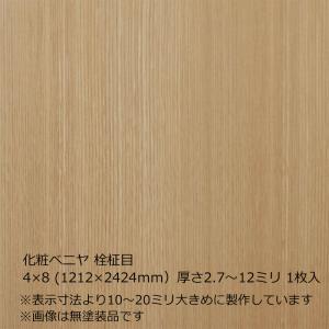 化粧ベニヤ 桐柾目 3×6（909×1818mm）厚さ2.7〜12ミリよりオプション