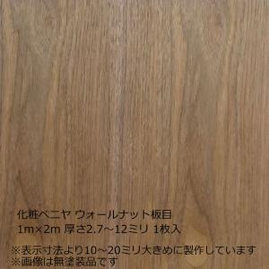 化粧ベニヤ ウォールナット板目 3×6（909×1818mm）厚さ2.7〜12ミリ