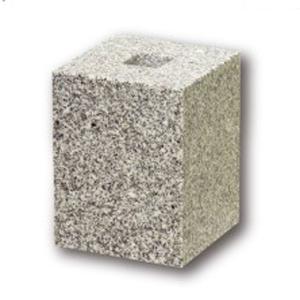 御影石 沓石 603 角型（標準型） 本磨き仕上げ 天端4寸 : こだわりの