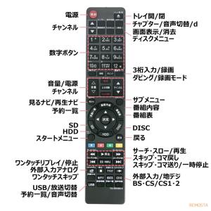 互換品 東芝 レグザ ブルーレイ リモコン S...の詳細画像5