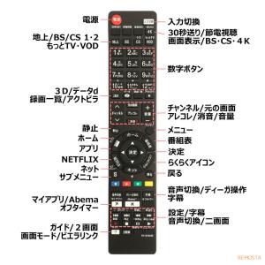 互換品 パナソニック テレビ リモコン ビエラ...の詳細画像5