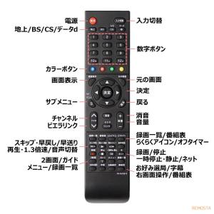 互換品 パナソニック テレビ リモコン ビエラ...の詳細画像5