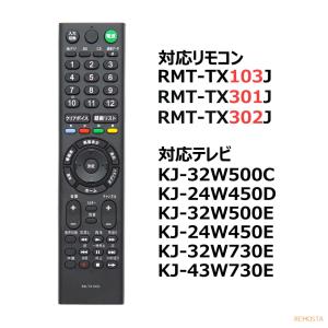 互換品 ソニー テレビ RMT-TX103J ...の詳細画像4
