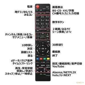 互換品 東芝 レグザ テレビ リモコン CT-...の詳細画像5