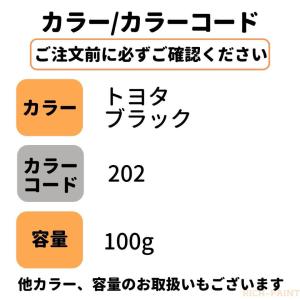トヨタ ブラック 202 車 塗料 希釈なし ...の詳細画像4