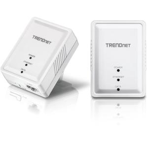 無線LAN中継器 WiFi コンセントで通信範囲を拡張 500Mbps TRENDnet Powerline PLC 3年保証