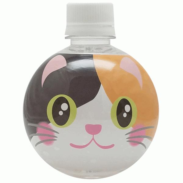 にゃんこ　みけねこ/球体ボトルウォーター