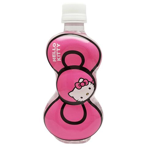 リボンキティ　ピンク桃/キャラクターボトルウォーター