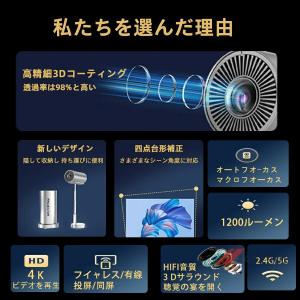 プロジェクター 小型 電動フォーカス 高画質 ...の詳細画像3