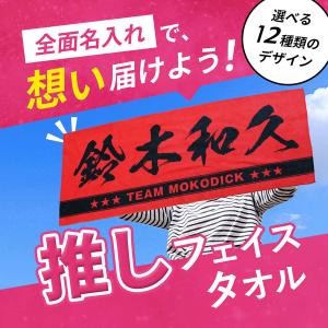 全面名入れタオル 推しタオル 名前入り 1枚か...の詳細画像1