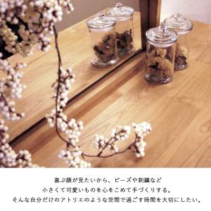 デスク タイニーII 700 机 引出し 無垢...の詳細画像1