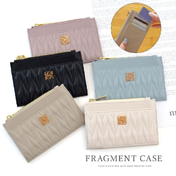 フラグメントケース  ミニ財布 カードケースコインケース ICカード キルティング   ロージア 3...