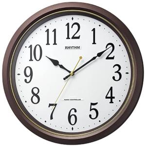 SEIKO（セイコー） メロディ付き 電波置時計 回転飾り 濃茶マーブル