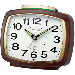 SEIKO（セイコー） メロディ付き 電波置時計 回転飾り 濃茶マーブル