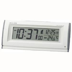 リズム(RHYTHM) 電波時計 掛け時計 スタンダードスタイル142 連続秒針