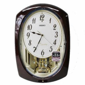エンブレム 壁掛け時計 セイコー 電波 静音 電波時計 掛時計 クロック